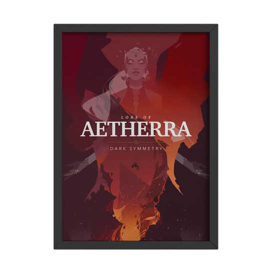 Lore of Aetherra: Dark Symmetry Title Art Poster